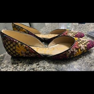 Fun and funky Sam Edelman pointed flats. Only worn a handful of times.